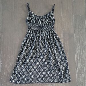 Max Studio Black Pleated Midi Sundress